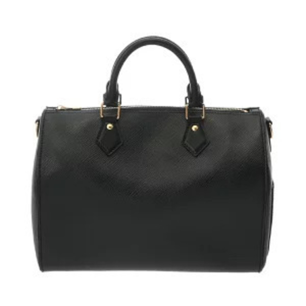 Louis Vuitton Speedy Soft Black Epi Calf Leather Handbag